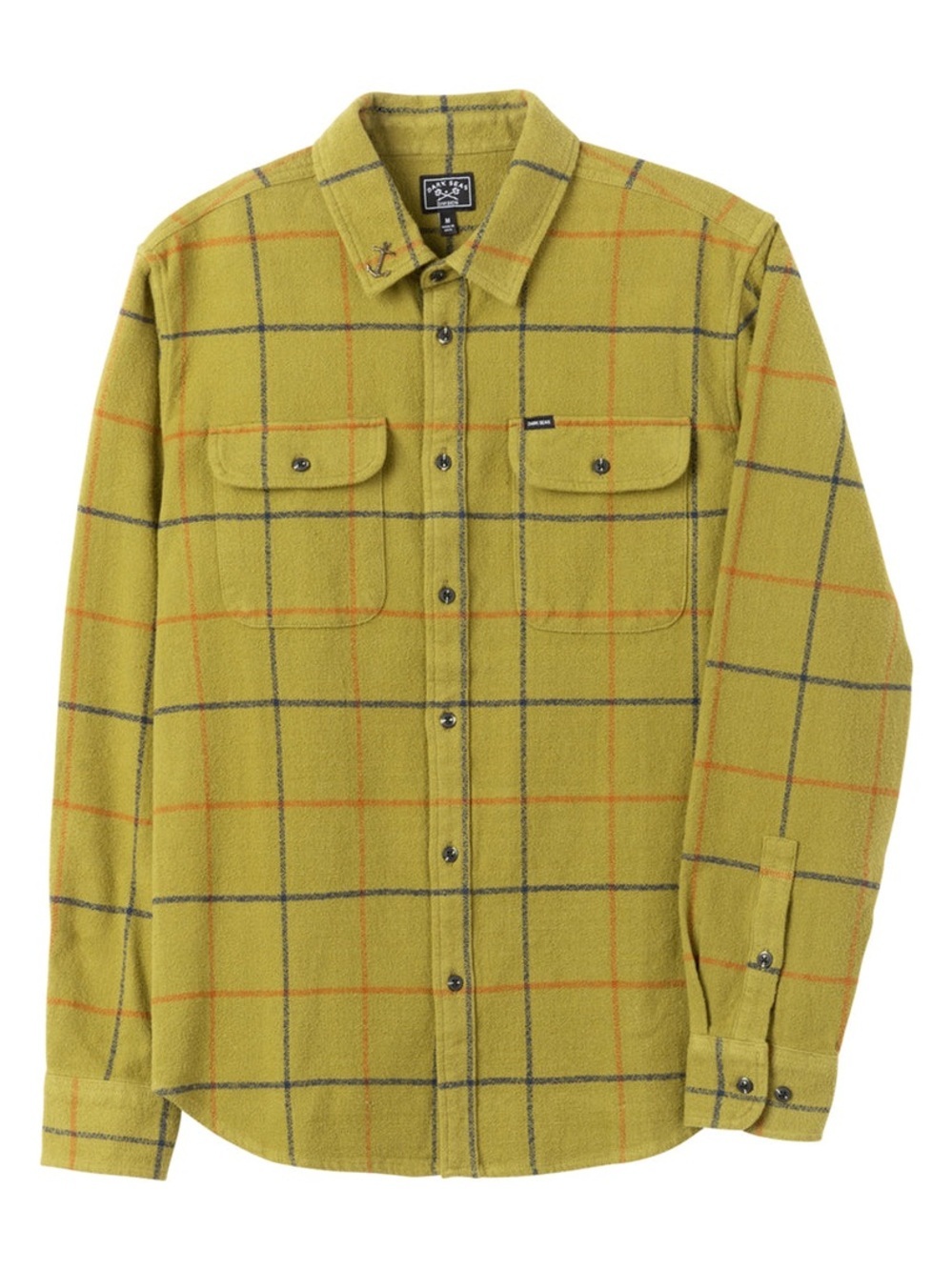 Dark seas  Men’s Green Plaid Flannel Shirt large